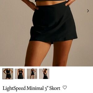 NWOT Outdoor Voices Black Skort